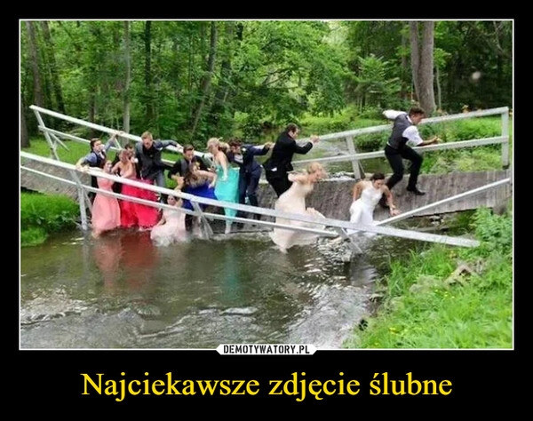 
    Najciekawsze zdjęcie ślubne