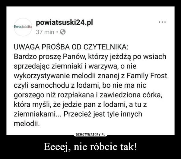 
    Eeeej, nie róbcie tak!