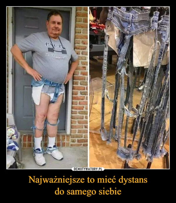 
    Najważniejsze to mieć dystans do samego siebie