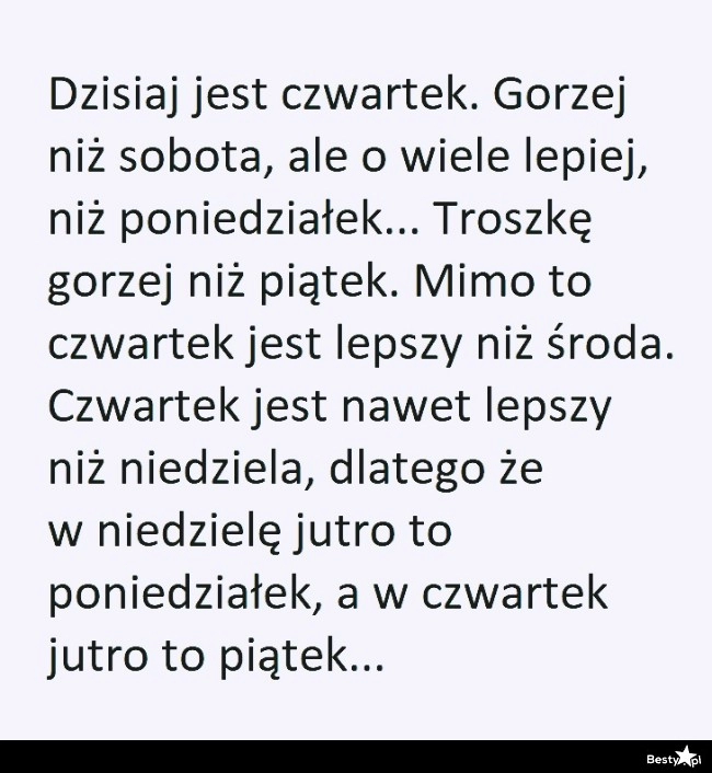 
    Cała prawda o czwartku 