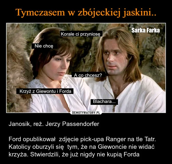 
    Tymczasem w zbójeckiej jaskini..