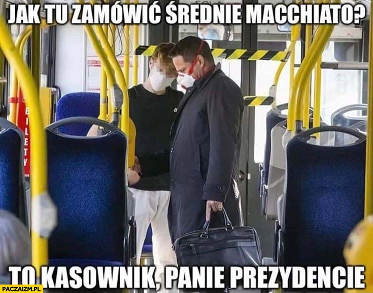 
    Trzaskowski: jak tu zamówić średnie macchiato? To kasownik panie prezydencie