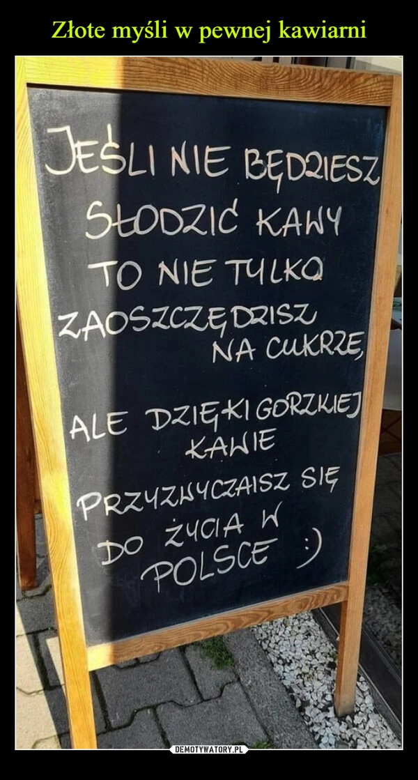 
    Złote myśli w pewnej kawiarni