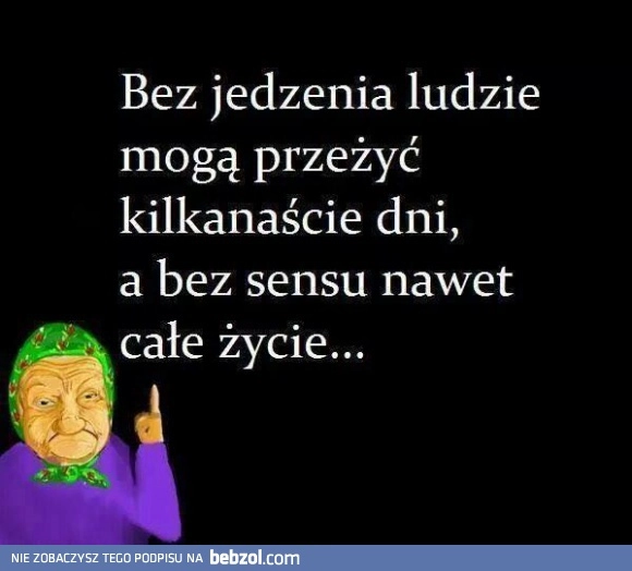 
    Bez sensu
