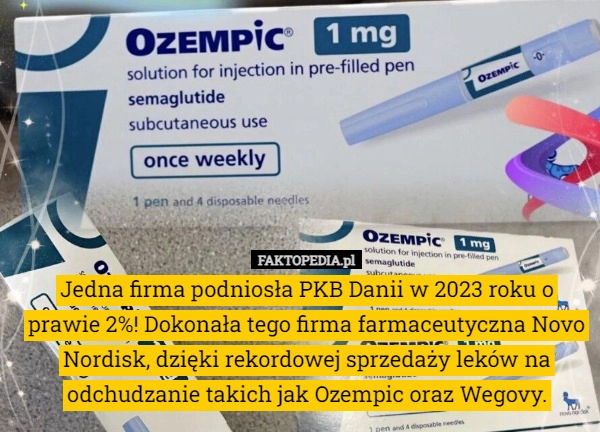 
    Jedna firma podniosła PKB Danii w 2023 roku o prawie 2%! Dokonała tego firma