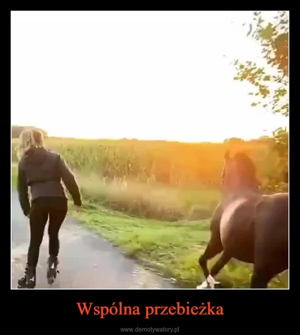 
    Wspólna przebieżka