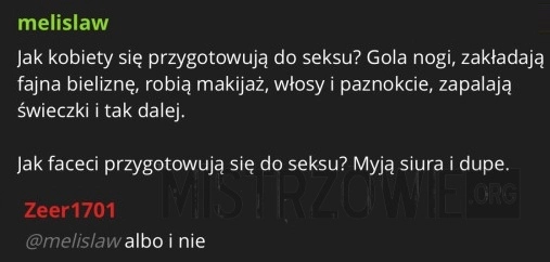 
    Przygotowania