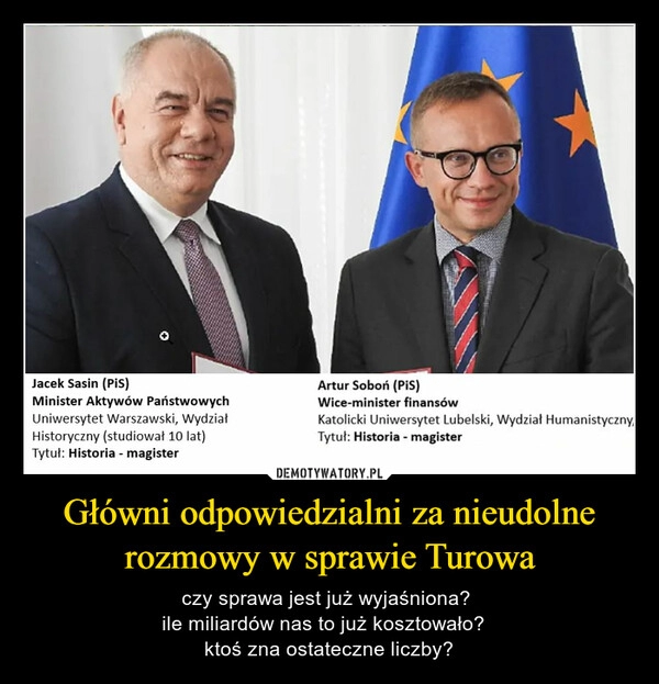 
    Główni odpowiedzialni za nieudolne rozmowy w sprawie Turowa