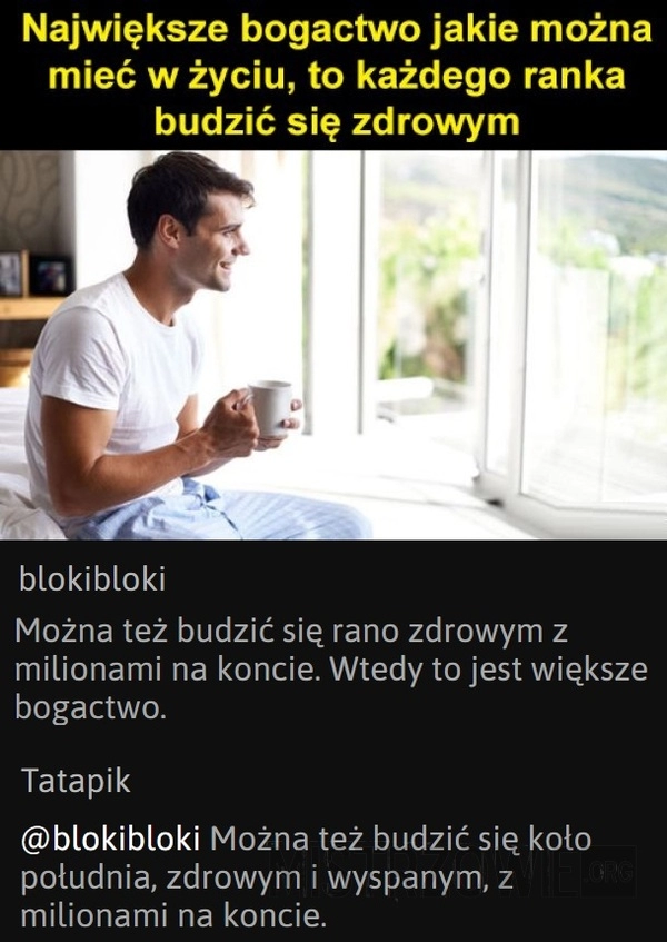 
    Wielkie szczęście