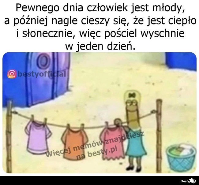 
    Idealny dzień na pranie 