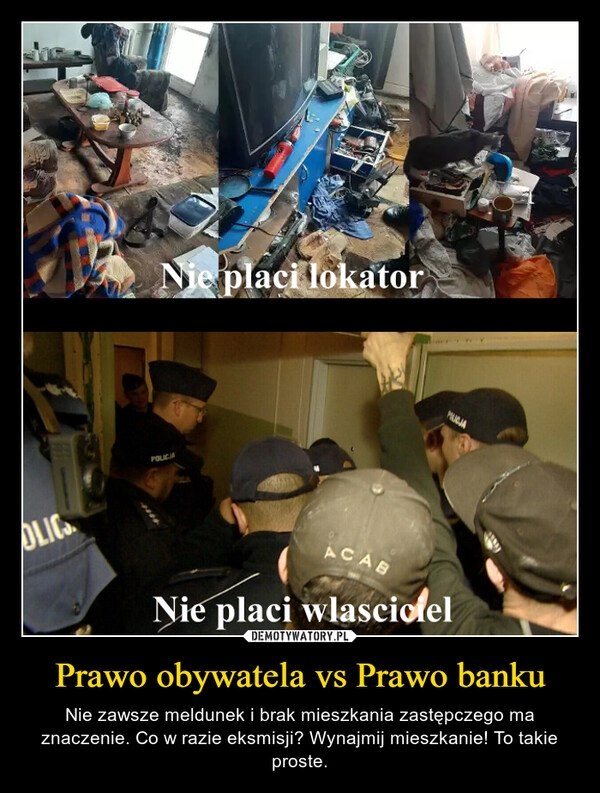 
    Prawo obywatela vs Prawo banku