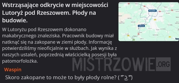 
    Wstrząsające odkrycie