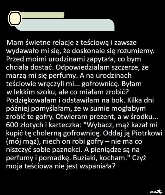 
    Wymarzona teściowa 