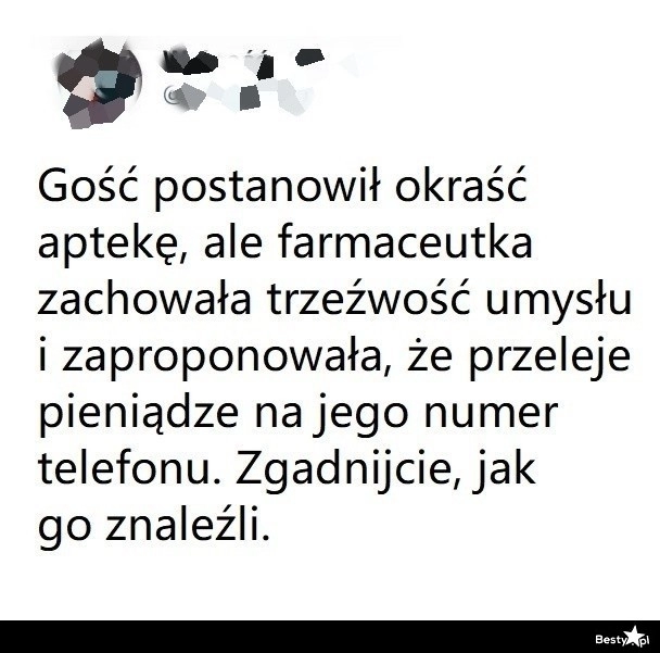 
    Złodziej w aptece 