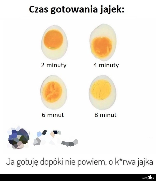 
    Czas gotowania jajek 