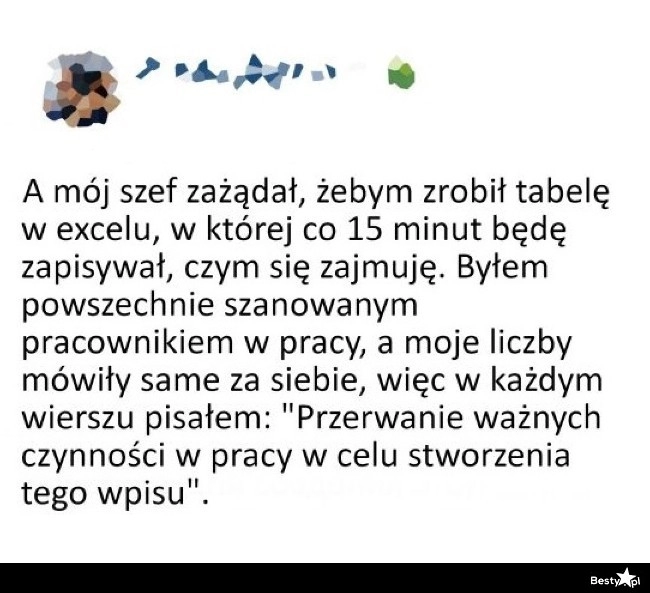 
    Polecenie od szefa 