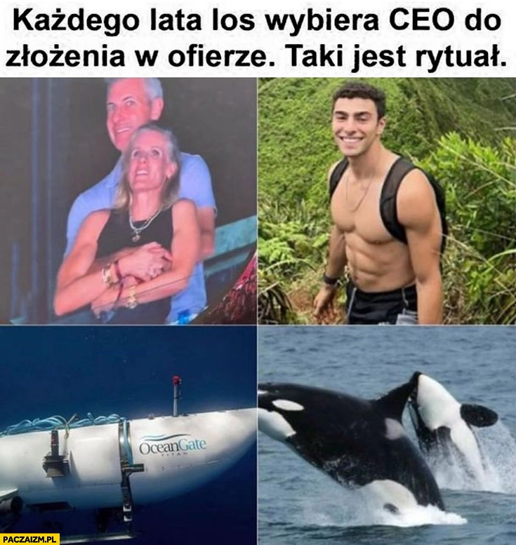 
    Każdego lata los wybiera CEO do złożenia w ofierze taki jest rytuał