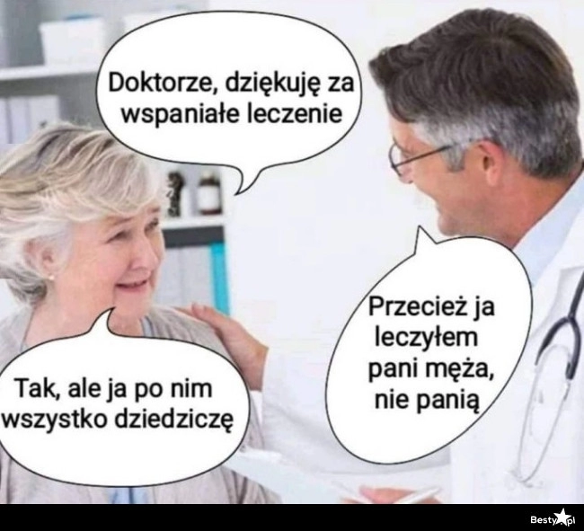 
    Podziękowania dla lekarza 