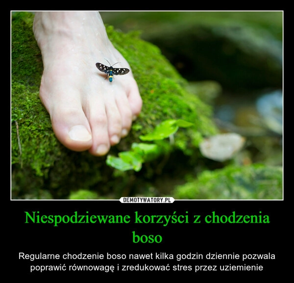 
    Niespodziewane korzyści z chodzenia boso