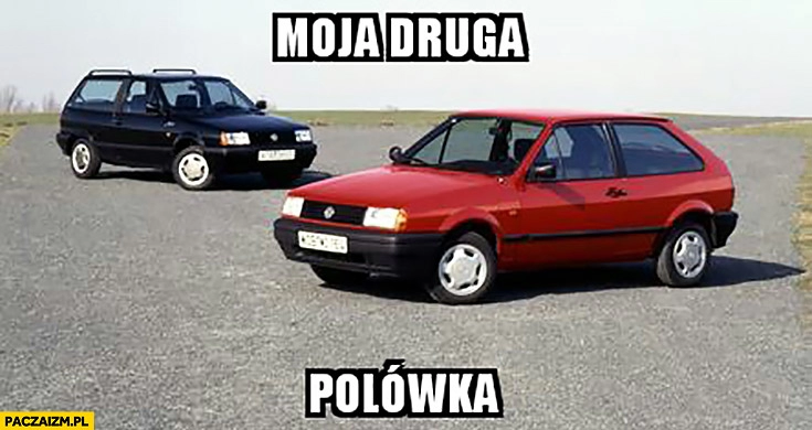 
    Moja druga Polówka Volkswagen Polo połówka