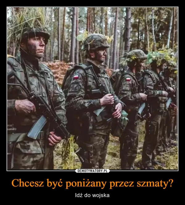 
    Chcesz być poniżany przez szmaty?