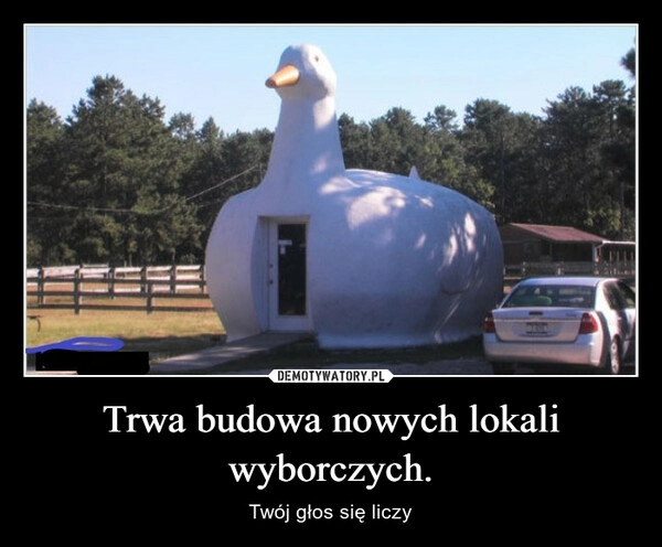 
    Trwa budowa nowych lokali wyborczych. 