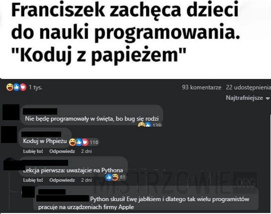 
    Bug się rodzi