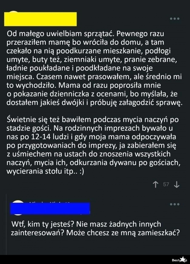 
    Miłośnik sprzątania 