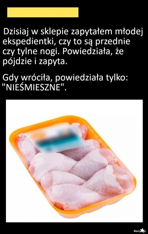 
    Pytanie do ekspedientki 