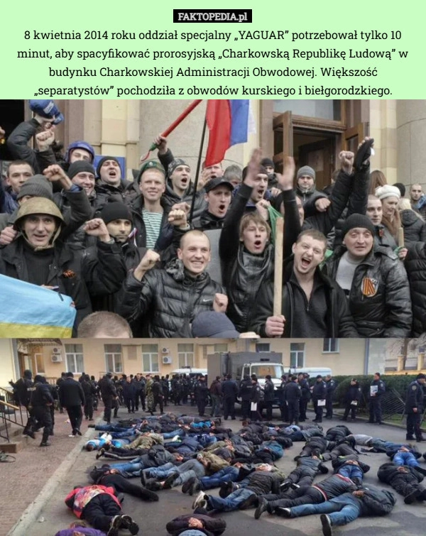 
    8 kwietnia 2014 roku oddział specjalny „YAGUAR” potrzebował tylko 10 minut,