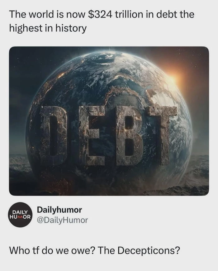 
    Technically, all debt is borrowed from the future