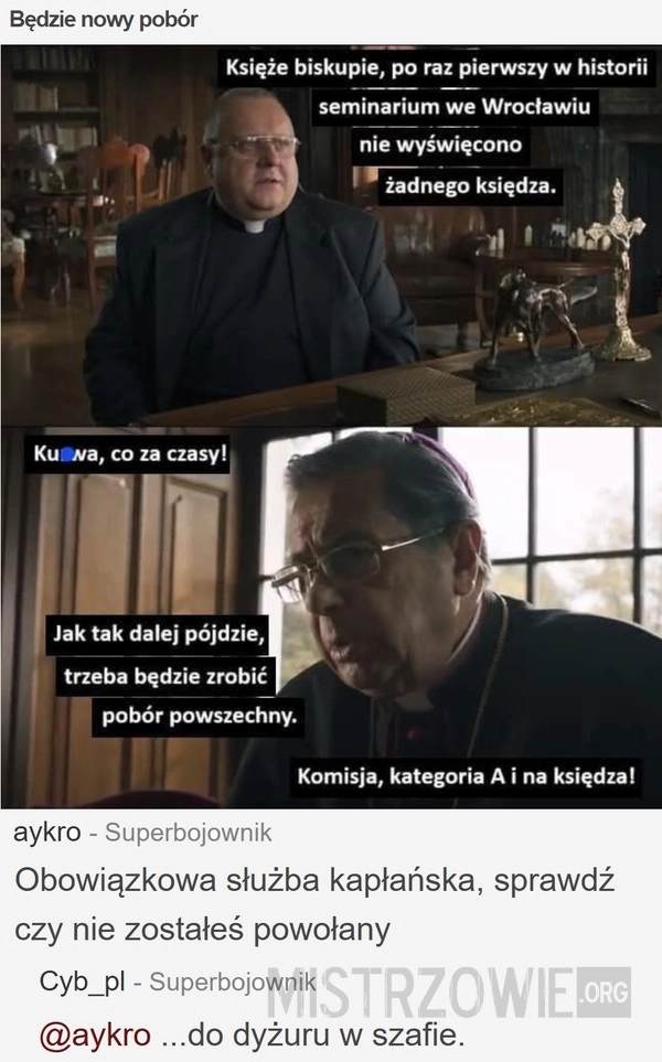
    Będzie nowy pobór