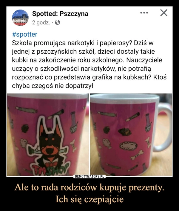 
    Ale to rada rodziców kupuje prezenty. Ich się czepiajcie