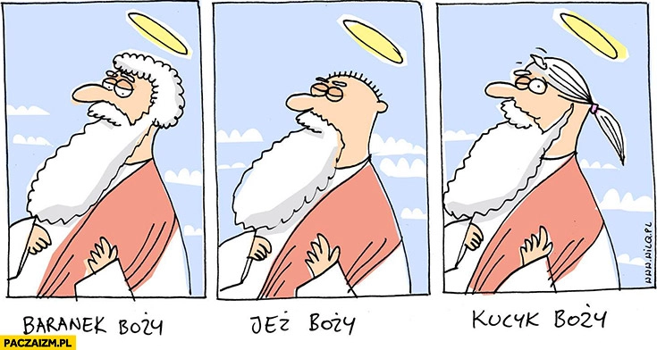 
    Fryzury Baranek Boży, jeż Boży, kucyk Boży Wilq