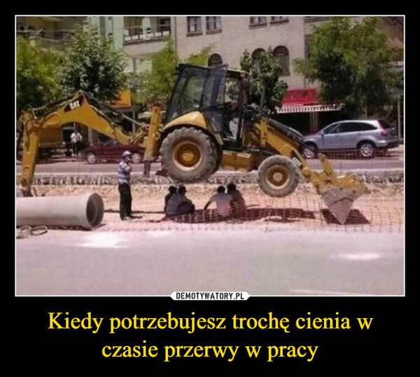 
    Kiedy potrzebujesz trochę cienia w czasie przerwy w pracy 