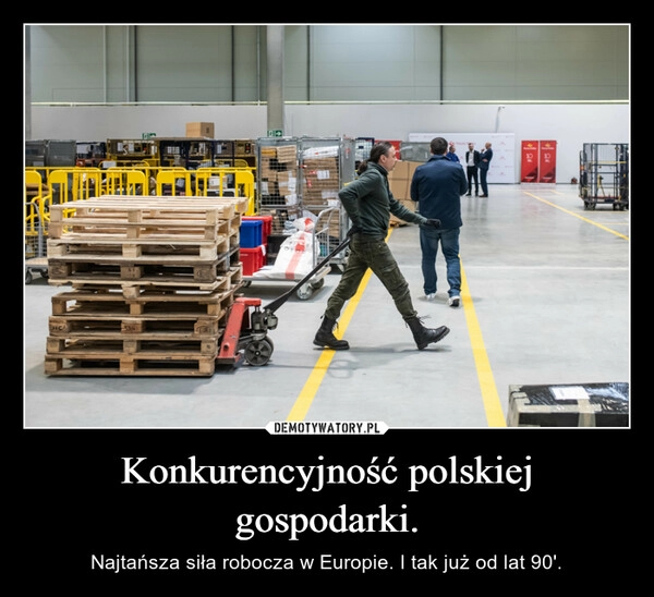 
    Konkurencyjność polskiej gospodarki.