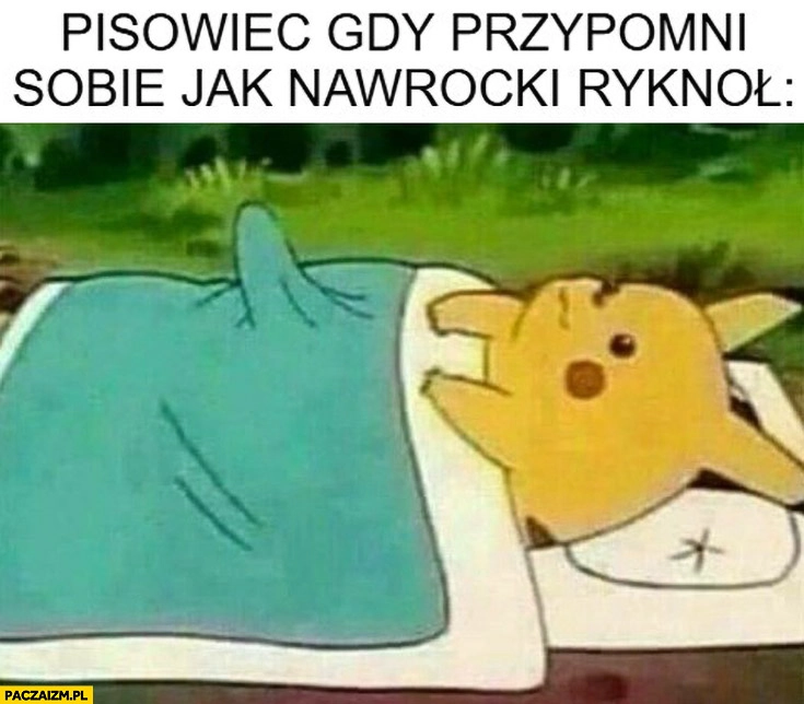 
    Pisowiec gdy przypomni sobie jak Nawrocki ryknoł Pikachu wzwód
