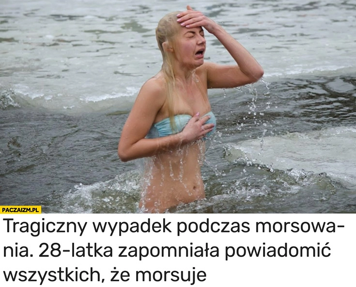 
    Tragiczny wypadek podczas morsowania: 28-latka zapomniała powiadomić wszystkich, że morsuje