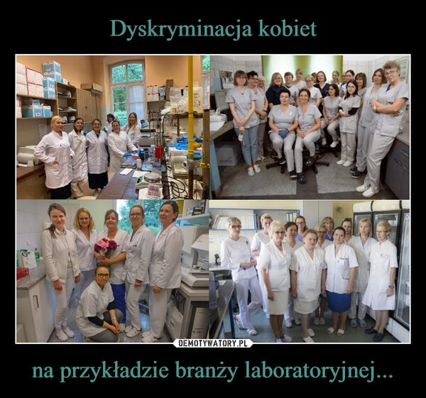 
    Dyskryminacja kobiet na przykładzie branży laboratoryjnej...