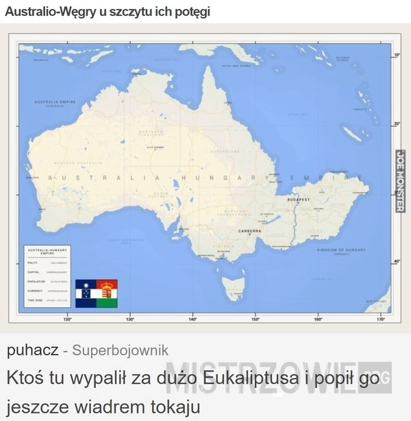 
    Australio-Węgry u szczytu ich potęgi