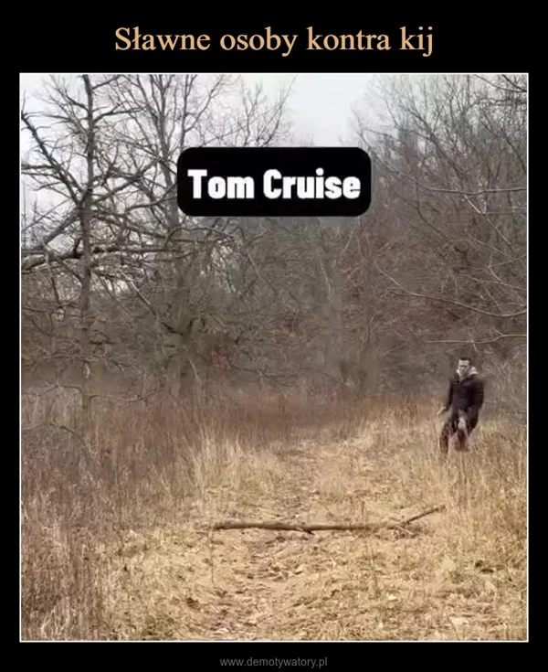 
    Sławne osoby kontra kij