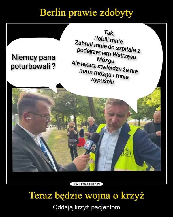 
    Berlin prawie zdobyty Teraz będzie wojna o krzyż