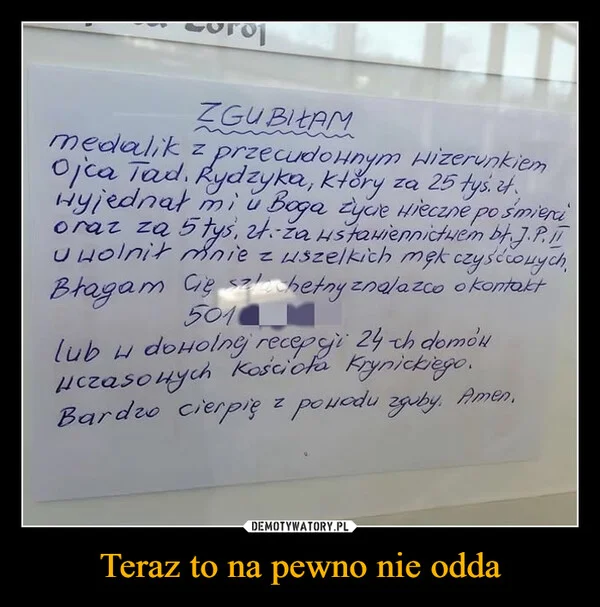 
    Teraz to na pewno nie odda