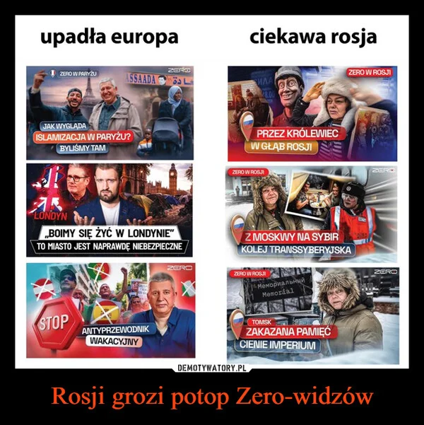 
    Rosji grozi potop Zero-widzów