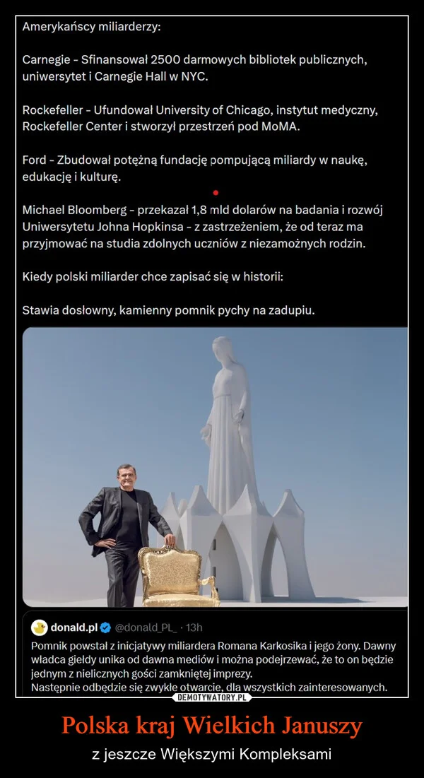 Polska kraj Wielkich Januszy