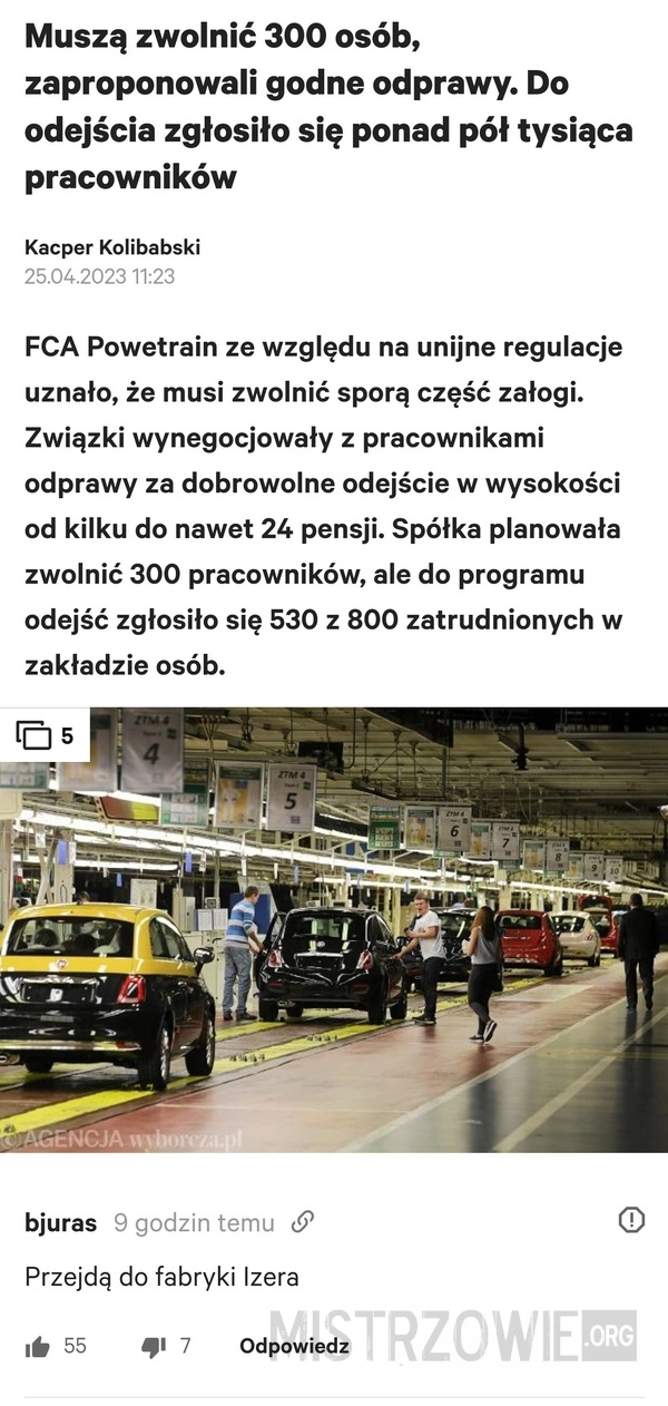 
    Dobrowolne odejście