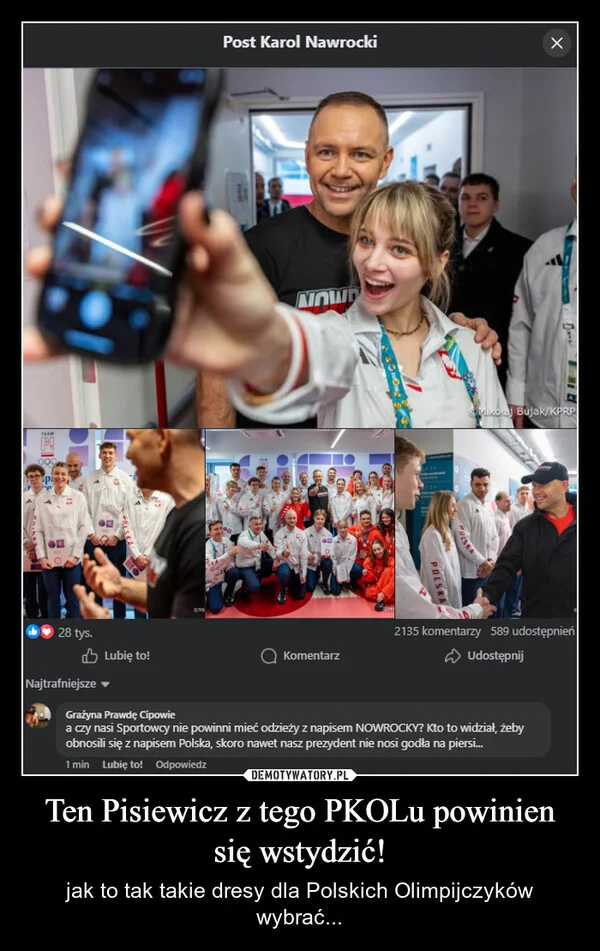 
    Ten Pisiewicz z tego PKOLu powinien się wstydzić!