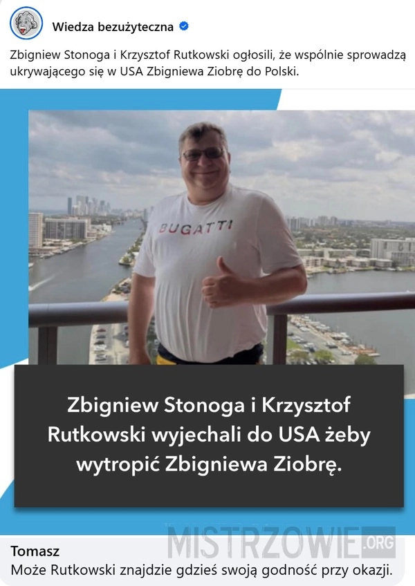 
    W pogoni za Zbigniewem
