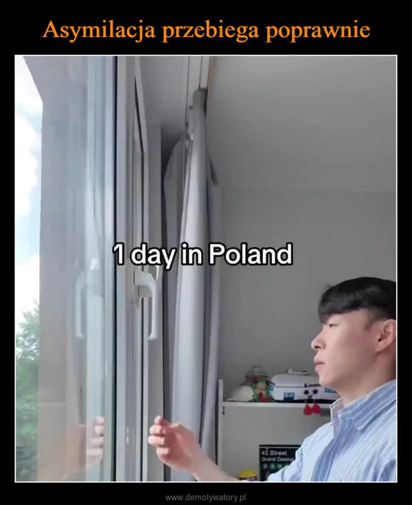 Asymilacja przebiega poprawnie
