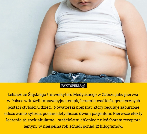 
    Lekarze ze Śląskiego Uniwersytetu Medycznego w Zabrzu jako pierwsi 
w Polsce